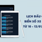 Lịch đấu giá biển số xe số đẹp ngày 10 – 12/01/2024? Danh sách biển số xe đưa ra đấu giá ra sao?